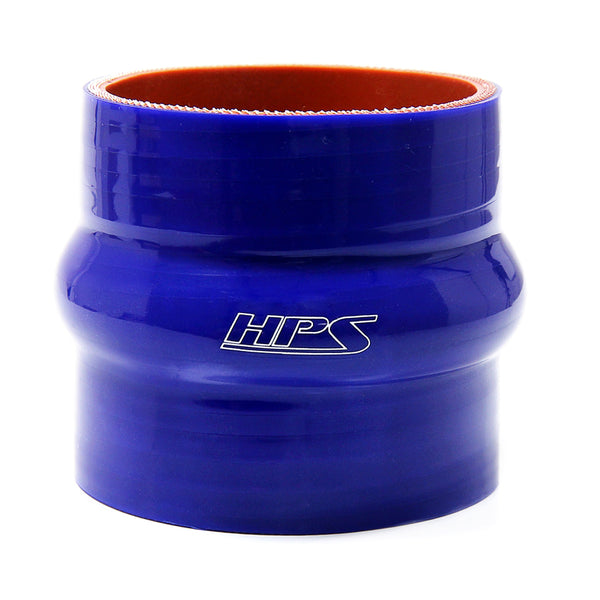 HPS 1.87" (48mm) Silicone Single Hump Coupler 4" Long - Blue (HTSHC-187-L6-BLUE)