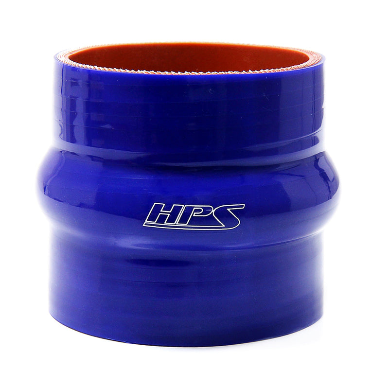 HPS 1.87" (48mm) Silicone Single Hump Coupler 4" Long - Blue (HTSHC-187-L4-BLUE)