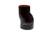 HPS 4.5" (114mm) Silicone Offset Coupler 6" Long - Black (HTSOC-450-L6-BLK)