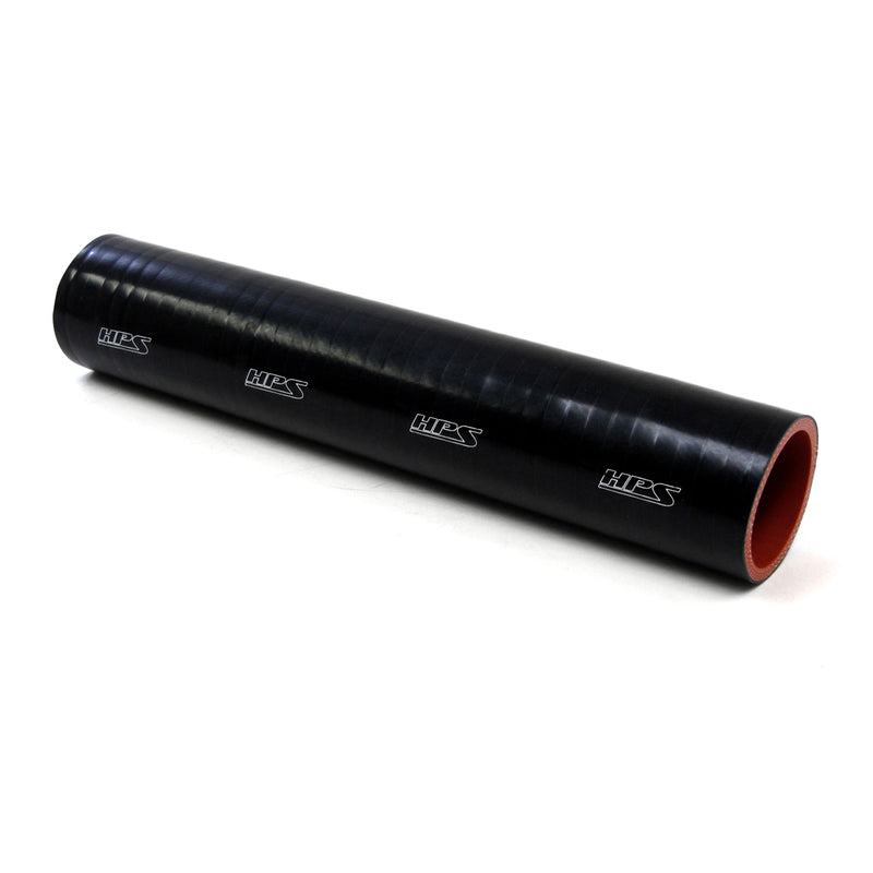 HPS 3.12" (80mm) Silicone Tube 1 Feet Long - Black (HTST-312-BLK)