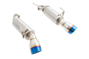 Megan Racing Infiniti G37 Coupe 08-13 / Q60 14-15 Dual Canister Exhaust System (Burnt Tip) - MR-ABE-IG08-BT