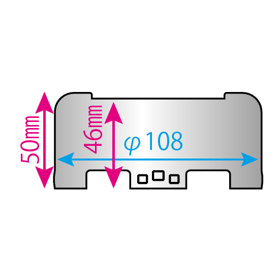 Weds Adventure Center Cap - Mid Height - (Black/Chrome)