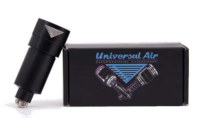 Universal Air 1/4" NPT Metal Bowl Water Trap (Black)