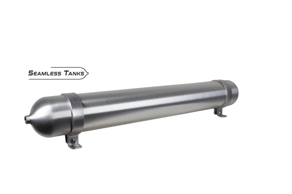 Universal Air Seamless Air Tank 3.5" x 28" (.941 Gal) (2) 1/4" NPT Ports