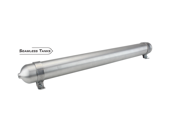 Universal Air Seamless Air Tank 2.875" x 32" (.715 Gal) (2) 1/4" NPT Ports