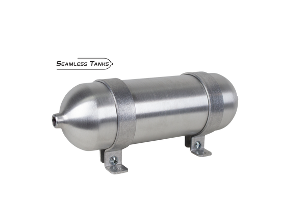 Universal Air Seamless Air Tank 3.5" x 12" (.363 Gal) (2) 1/4" NPT Ports