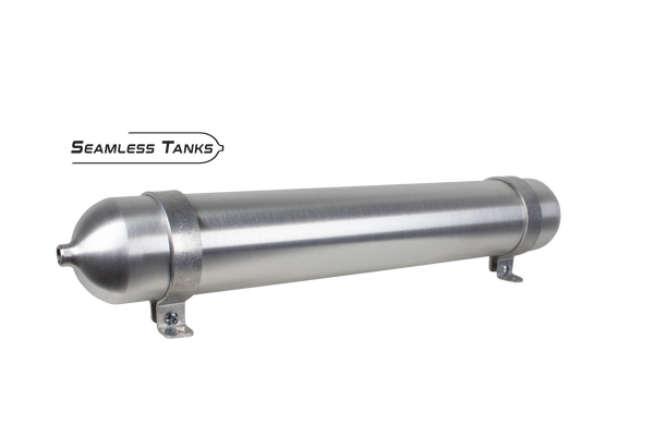 Universal Air Seamless Air Tank 3.5" x 24" (.797 Gal) (2) 1/4" NPT Ports