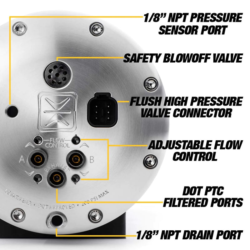 Accuair ENDO-VT Tank 3 Gallon (4 Corner) - view 5