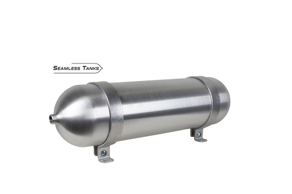Universal Air Seamless Air Tank 4.5" x 18" (.968 Gal) (2) 1/4" NPT Ports
