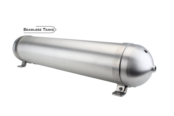 Universal Air Seamless Air Tank 5.563" x 32" (2.82 Gal) (4) 3/8" + (1) 1/4" NPT Ports