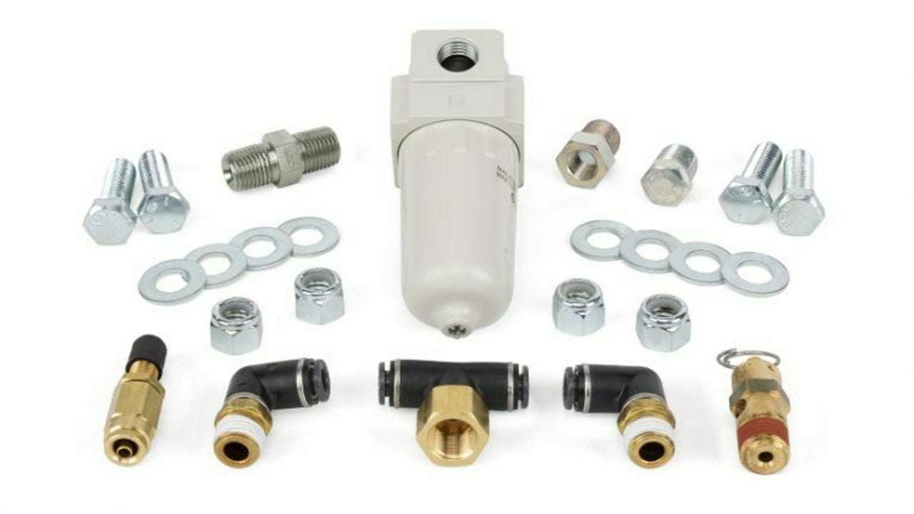 Air Lift Fitting Pack For 4 Gallon Alum Tank 7 Port (11957 Or 12957) With 3/8in Lines and APV2