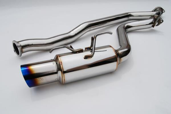 Invidia 08+ WRX Hatch / 08 STi 76mm RACING Titanium Tip Cat-back Exhaust