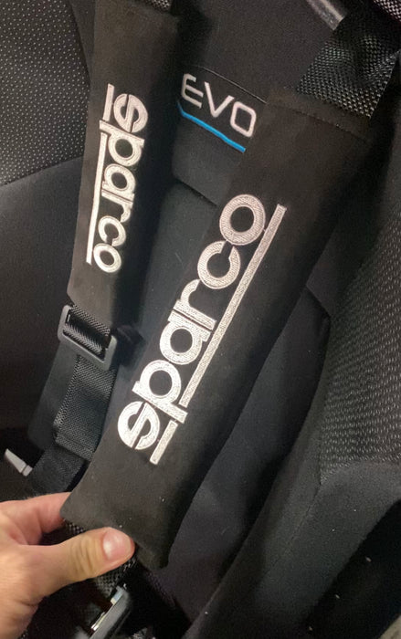 Sparco Belt Pad 2In Alcantara Black