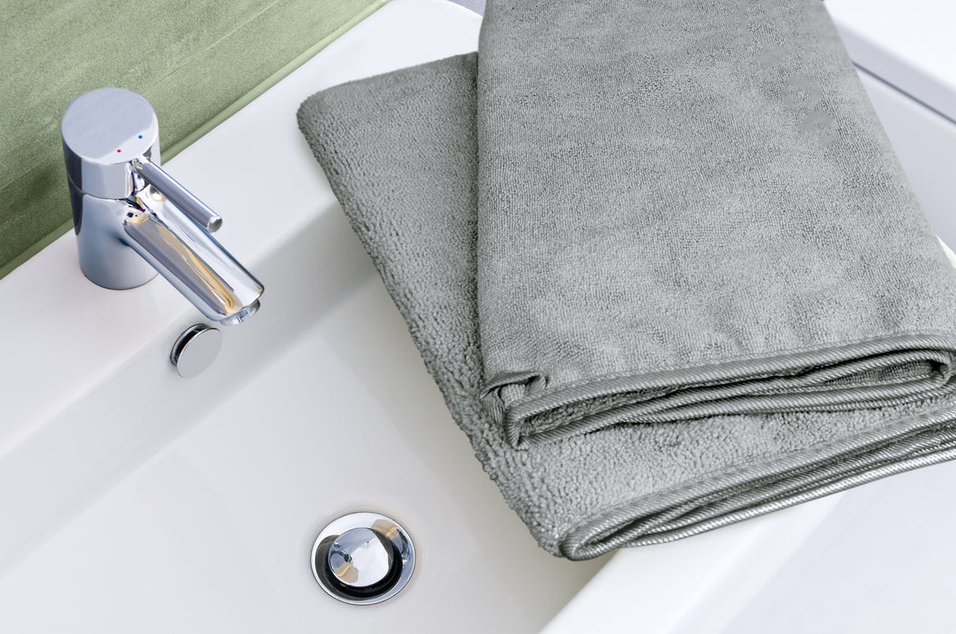 Vossen Multi-Purpose Microfiber Towel 16in x 16in - 2 Pack