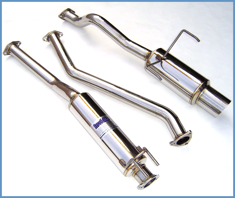 Invidia 01+ Civic EX 2DR/4DR 60mm (101mm tip) Cat-back Exhaust