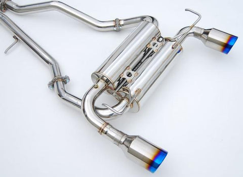 Invidia 09+ FX35 2/4WD Gemini Rolled Titanium Tip Cat-back Exhaust