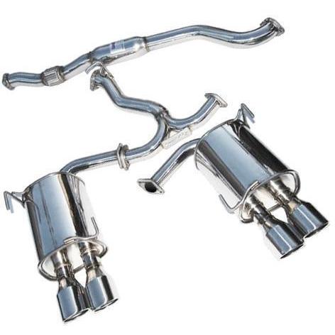 Invidia 11+ STI/WRX Sedan Only 76mm Q300 Stainless Steel Tip Cat-back Exhaust