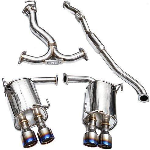 Invidia 11+ STI/WRX Sedan Only 76mm Q300 Titanium Tip Cat-back Exhaust