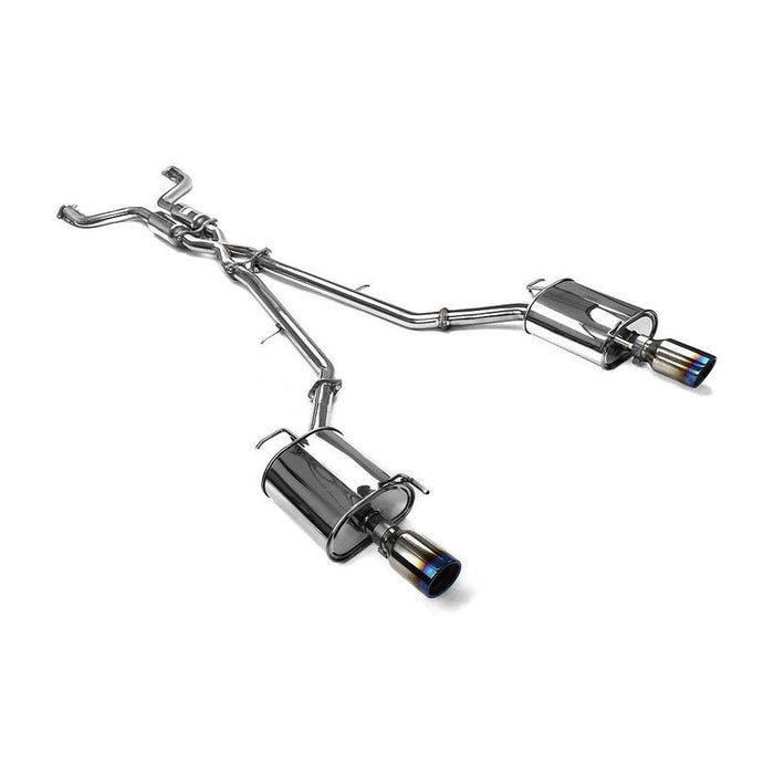 Invidia 07+ Infiniti G35/G37 Sedan 4dr Q300 Rolled Titanium Tip Cat-back Exhaust