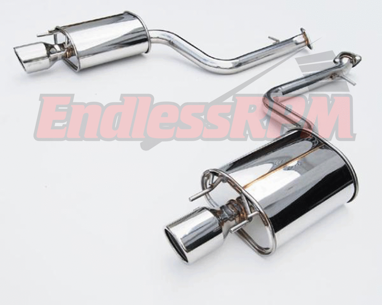 Invidia 13+ Lexus IS 250/IS 350 Q300 w/ Rolled Titanium Tips Axle-Back Exhaust