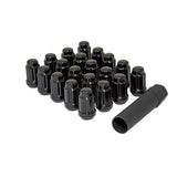 Gorilla Lug Nuts Dual Hex Key - 12mm x 1.50 Thread Size - Black Finish - Set of 20