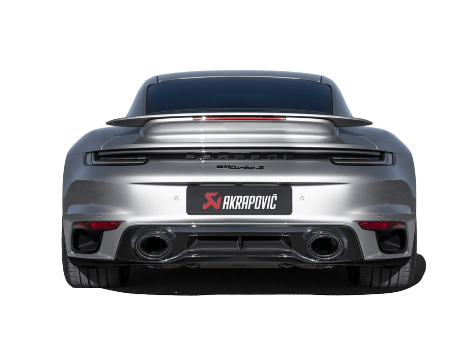 Akrapovic 20-21 Porsche 911 Turbo/Turbo S (992) Slip-On Race Line (Titanium) w/Titanium Tips