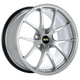 BBS RI-D 20x10.5 5x112 ET15, 82mm Diamond Silver Wheel PFS/Clip Required