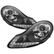 xTune 97-04 Porsche Boxster 986 Projector Halogen Headlights - Black (PRO-ON-PBX98697-LED-BK)