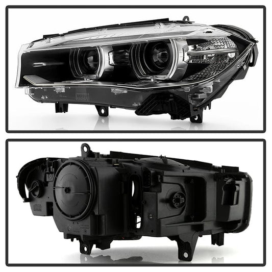 xTune BMW X5 14-18 Xenon HID/AFS Projector Headlights - OE Left PRO-JH-BX514-AFS-OE-L