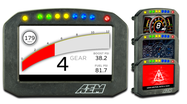 AEM CD-7L Carbon Logging Flush Digital Dash Display