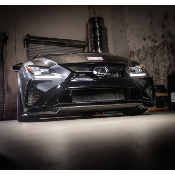 NOVEL Racing Japan Forged Carbon Front Bumper Conversion for Lexus RC-F (CFRP)