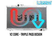 Megan Racing Lexus IS300 00-05 V2 Radiator (Triple Pass) - MR-RT-LI01-V2