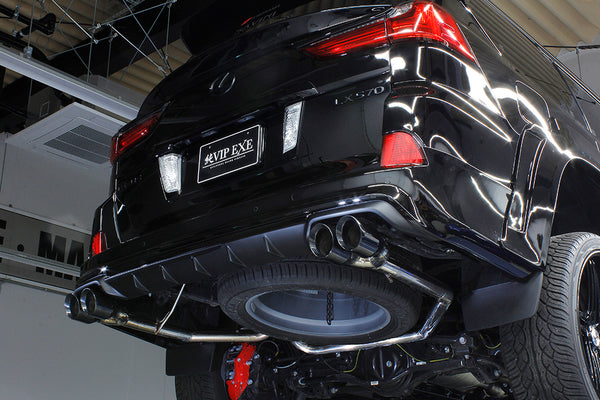 Aimgain Lexus LX570 PURE VIP EXE Type 1 Black Shot Muffler