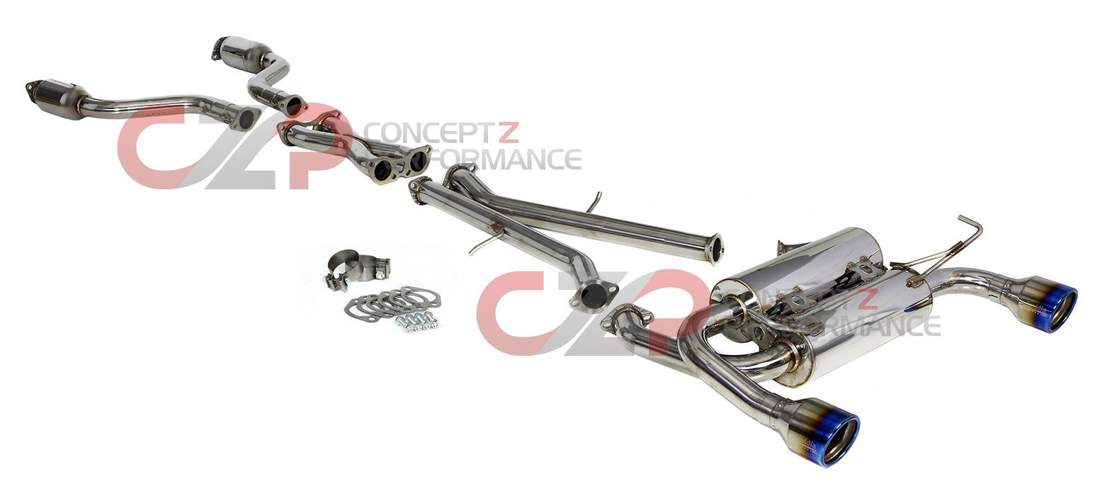 Invidia 03-08 Infiniti G35 Coupe Gemini Rolled Titanium Tip Cat-back Exhaust