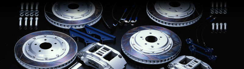 HKS Nissan Skyline GT-R BNR34 RB26DETT 355x32 Front Rotor 332x30 Rear Rotor Brake System