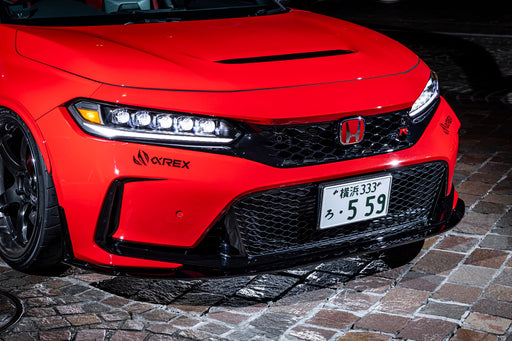 MAX ORIDO front lip spoiler and side fins for 2023+ Honda Civic Type R FL5