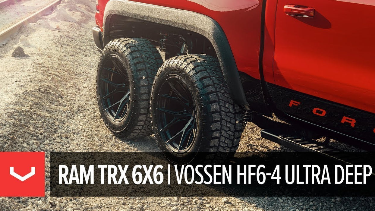 Vossen HF6-4 24x10 / 6x139.7 / ET35 / 95.1 - DEEP - SB - Satin Black