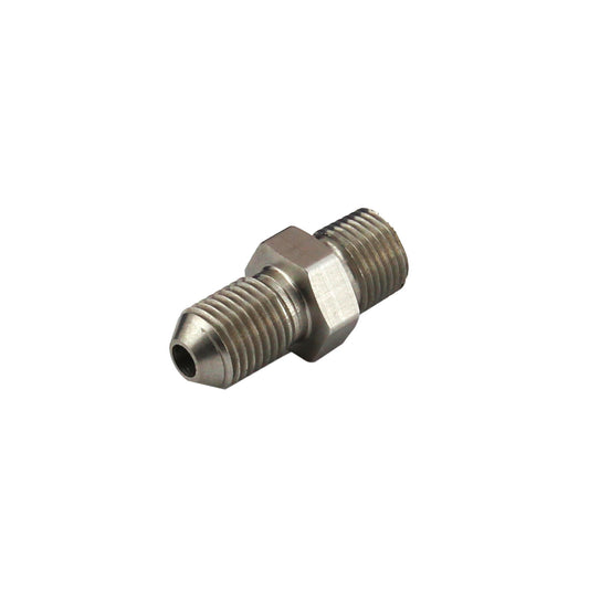 Turbosmart 6mm / 1/4in Hose End to -6AN ORB Male Straight - Clear