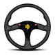 Momo MOD80 Steering Wheel 350 mm - Black Leather/Black Spokes