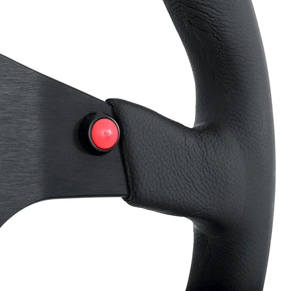 Momo MOD80 Steering Wheel 350 mm - Black Leather/Black Spokes