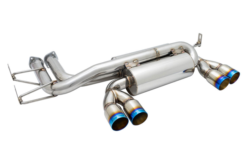 Megan Racing BMW E46 M3 2001-2006 - Supremo Exhaust Burnt Roll Tips - MR-ABE-BE46M3OE-VO
