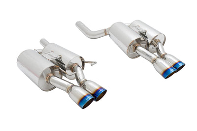 BMW E60 M5 '05-'10 Supremo Exhaust - Burnt Rolled Tips - MR-ABE-BE60M5-VO-R+L