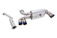 Megan Racing BMW E82 1M 11-12 - Supremo Exhaust System - Burnt Rolled Tips - MR-ABE-BE821M-VO+M