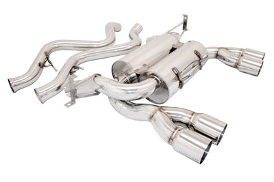 Supremo Exhaust System for BMW E92 M3 08-13 - Stainless Rolled Tips - MR-ABE-BE92M3