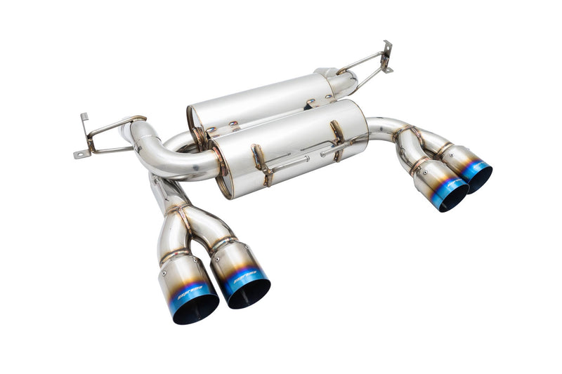 Megan Racing BMW E92 M3 08-13 - Supremo Exhaust System - Blue Titanium Tips - MR-ABE-BE92M3-BT