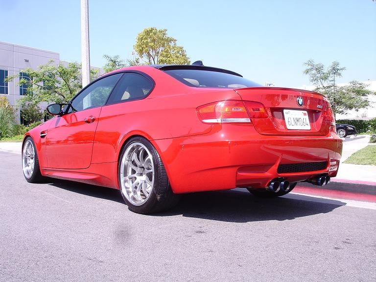 Megan Racing BMW E92 M3 08-13 - Supremo Exhaust System - Blue Titanium Tips - MR-ABE-BE92M3-BT