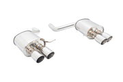 Megan Racing Supremo Exhaust System for BMW F10 2011+ (535i w/ M-Sport Bumper) - Stainless Rolled Tips - MR-ABE-BF10V2-SRT-RR