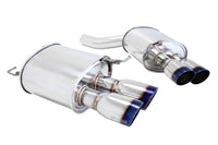 Megan Racing Supremo Exhaust System for BMW F12/F13 650i 2012+ - Burnt Rolled Tips - MR-ABE-BF13V2-VO-RR+RL