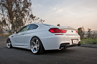 Megan Racing Supremo Exhaust System for BMW F12/F13 650i 2012+ - Burnt Rolled Tips - MR-ABE-BF13V2-VO-RR+RL