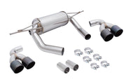 Megan Racing BMW M3 (F80) 15-19 / M4 (F82) 15-19 - Supremo Exhaust System - Black Chrome Tips - MR-ABE-BF82-BC